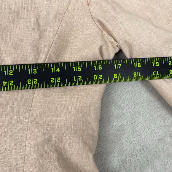 Dalia Womens Blazer Jacket Size XS Linen Blend One Button Officewear Casual - Picture 5 of 10